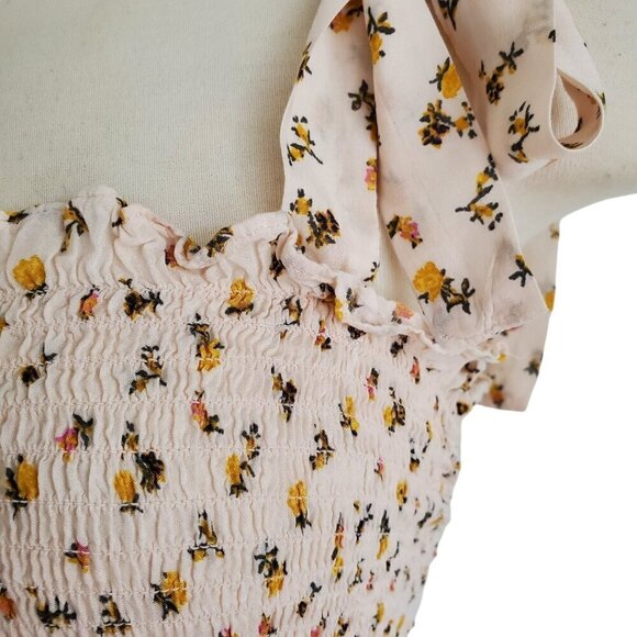 Free People Bella Smocked Slip Style Mini Dress Taylor Swift Size XS - Picture 8 of 12